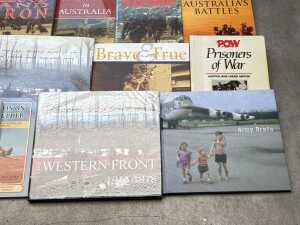 Australian military books including Army Brats, The Fight Leaders, From Snowdrift to Shellfire, etc - 5