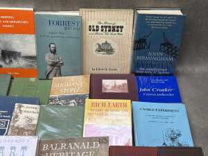 Australian local history books including Shipping Departures and Arrivals Sydney 1841-1844 - 3