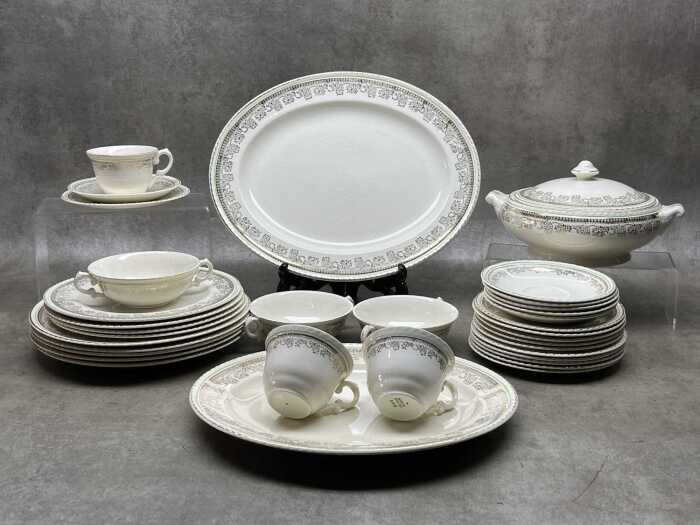 Crown Ducal porcelain is part dinner setting