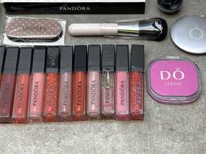 Collection of Pandora makeup, including lip gloss - 5