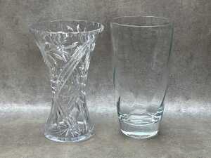 Crystal vases, bowls and candleholders - 2