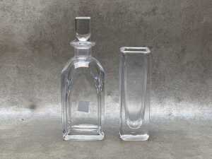 Crystal vases, bowls and candleholders - 3