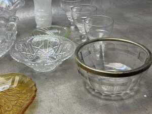 Assorted crystal and glassware including antique - 5