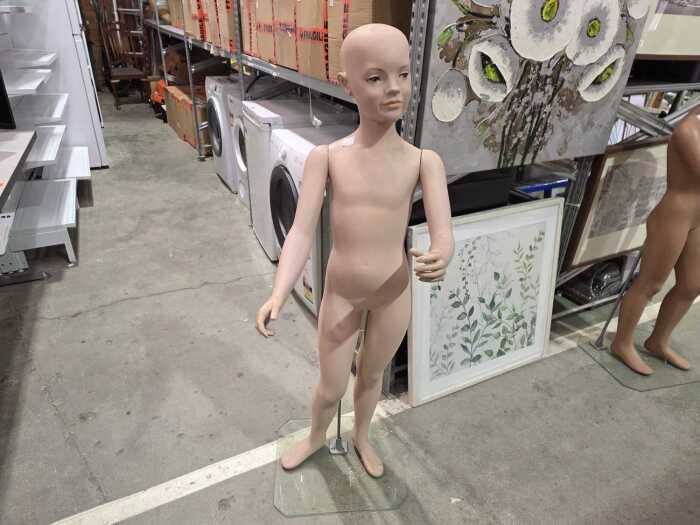 Child-size display mannequin