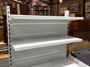 Pair of retail display shelving units - 2