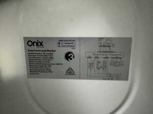 Onix 6kg front load washing machine and dryer - 4