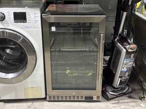 Schmick 116L glass-door beverage cooler