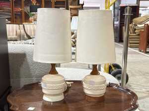 Pair of mid-century table lamps