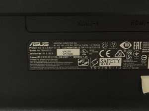 Asus 27-inch LCD monitor - 3