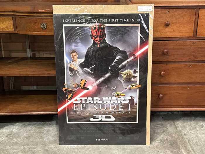 Star Wars Episode I: The Phantom Menace 3D movie poster