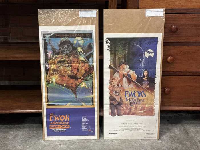 Two Star Wars Ewok movie posters