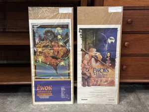 Two Star Wars Ewok movie posters