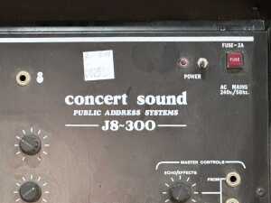 Concert Sound J8-300 PA system - 3