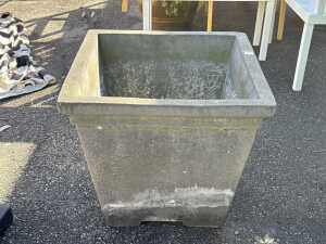 Large concrete garden pot