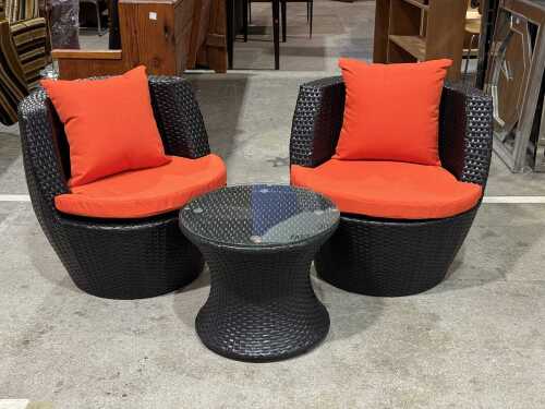 Three-piece outdoor setting
