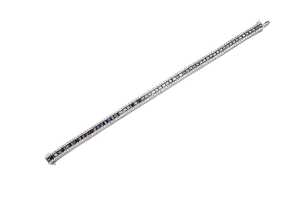 An Effy brand sapphire and diamond bracelet in 14 carat white gold - 4