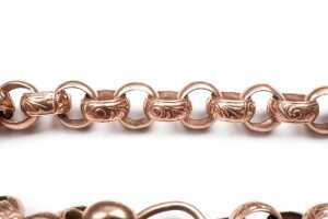 A padlock bracelet in 9 carat rose gold - 3