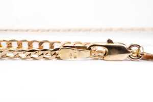 A diamond necklace in 9 carat yellow gold - 4