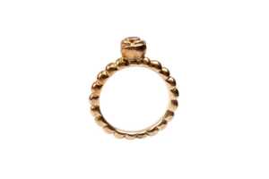 A rare Pandora ruby bubble ring in 14 carat yellow gold - 2