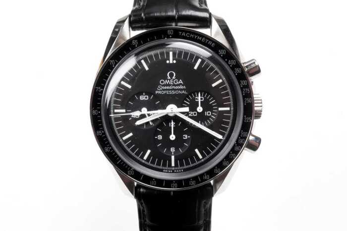 An Omega Speedmaster Professional Moonwatch