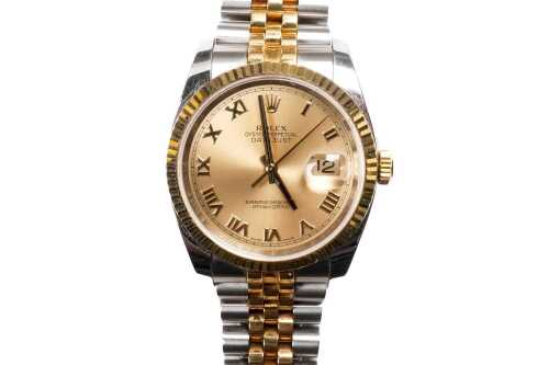 A Rolex Oyster Perpetual Datejust automatic watch
