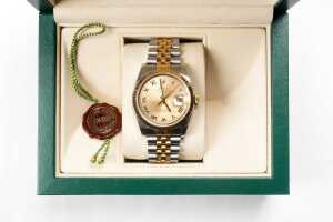 A Rolex Oyster Perpetual Datejust automatic watch - 6