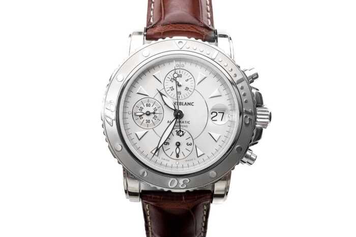 A Mont Blanc automatic chronograph watch