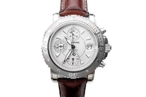 A Mont Blanc automatic chronograph watch