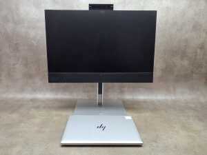 HP Elite Book laptop plus keyboard, monitor, mouse and cables - 4