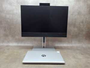 HP Pro Book 450 G8 laptop plus keyboard, monitor, mouse and cables - 4
