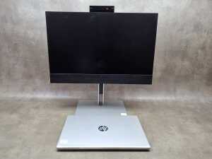 HP Pro Book laptop plus monitor, mouse and cables - 4