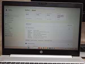 HP Pro Book laptop plus keyboard, monitor, mouse and cables - 2