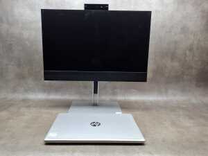HP Pro Book laptop plus keyboard, monitor, mouse and cables - 4
