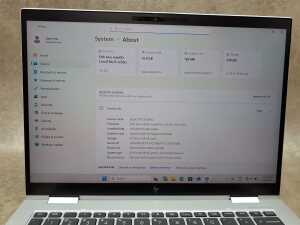 HP Elite Book laptop, HP Rechargeable Active Pen G3 and cables - 2