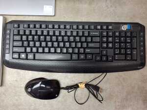 HP Pro Book laptop plus keyboard, monitor, mouse and cables - 3