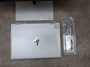 HP Elite Book laptop plus monitor HP Rechargeable Active Pen G3 and cables - 4