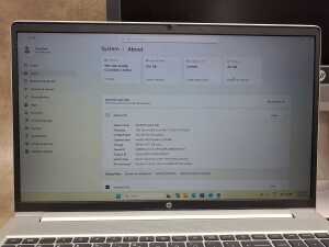 HP ProBook laptop plus monitor, mouse and cables - 2