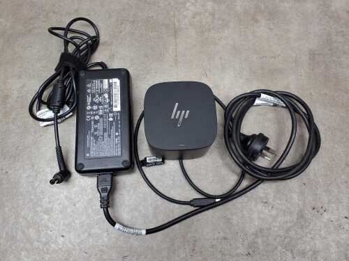 HP G2 Thunderbolt Dock 120W G2 with power adapter