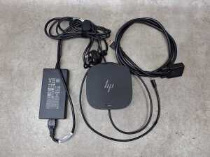 HP USB-C Dock G5 with 120W power adapter