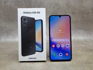 A Samsung Galaxy A34 mobile phone