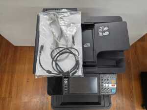 Kyocera printer copier 351ci on mobile cabinet stand - 4