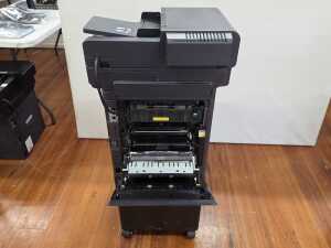 Kyocera printer copier 351ci on mobile cabinet stand - 6