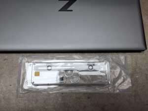 HP ZBook laptop plus HP Rechargeable Active Pen, G3 monitor, Logitech mouse and cables - 4