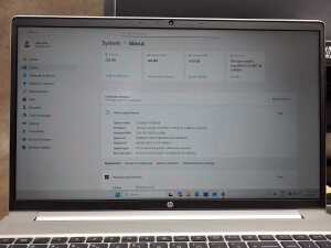 HP ProBook laptop plus keyboard, monitor, mouse and cables - 2