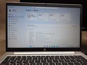HP ProBook laptop plus keyboard, monitor, mouse and cables - 2