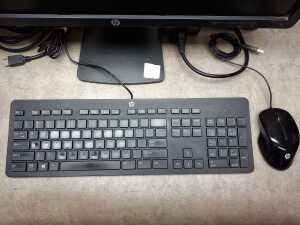 Republic of Gamers PC & HP monitor - 2