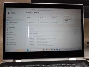 HP ProBook laptop plus Keyboard, monitor, mouse and cables - 2