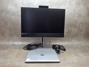 HP ProBook laptop plus Keyboard, monitor, mouse and cables - 4