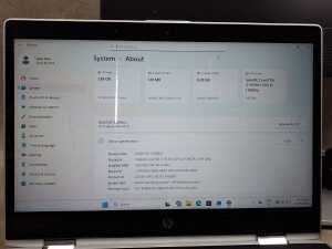 HP ProBook laptop plus keyboard, monitor, mouse and cables - 2