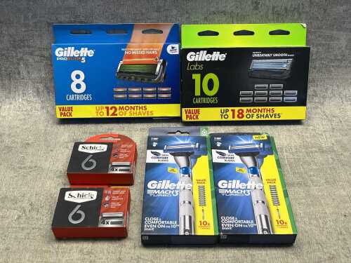 Group of shaving products